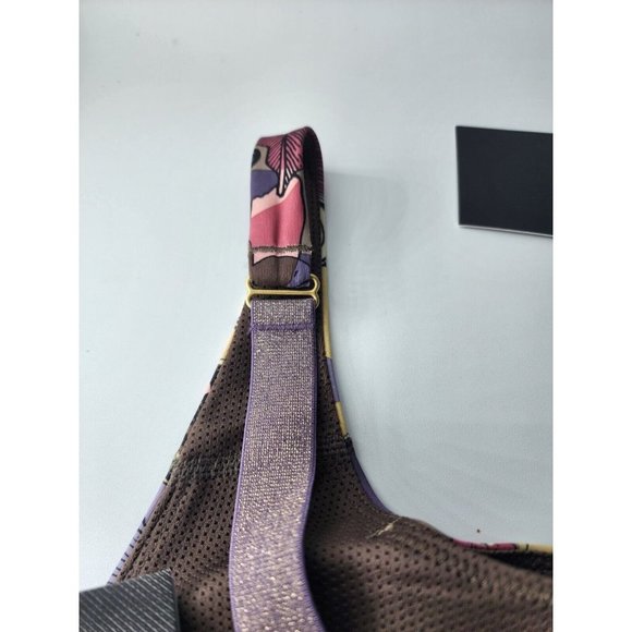 Nike Womens Multicolor Iron Stone Floral-Print Dri-FIT Padded Sports Bra Size S - Picture 10 of 11